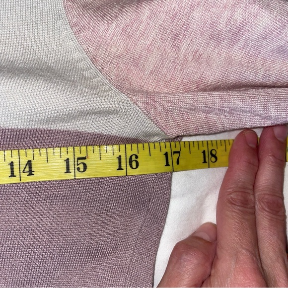 Phard Tunic V-neck Block Sequin Sweater - Picture 9 of 10